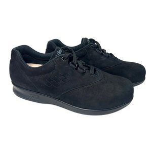 SAS Free Time Black Suede Walking Shoe Women Size 7.5 WW
